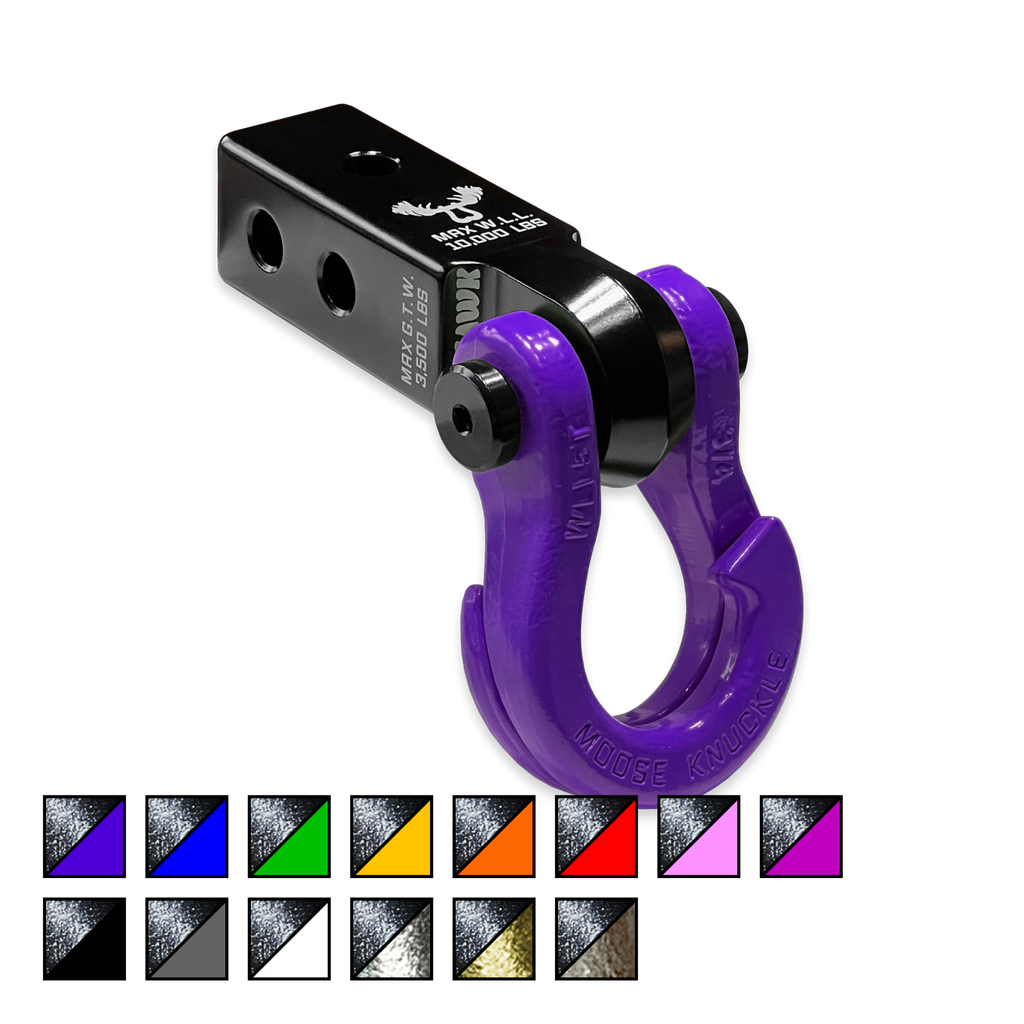 Jowl 3/4 Split Shackle and Mohawk 2.0 Receiver Combo Black Lung / Grape Escape Moose Knuckle Offroad