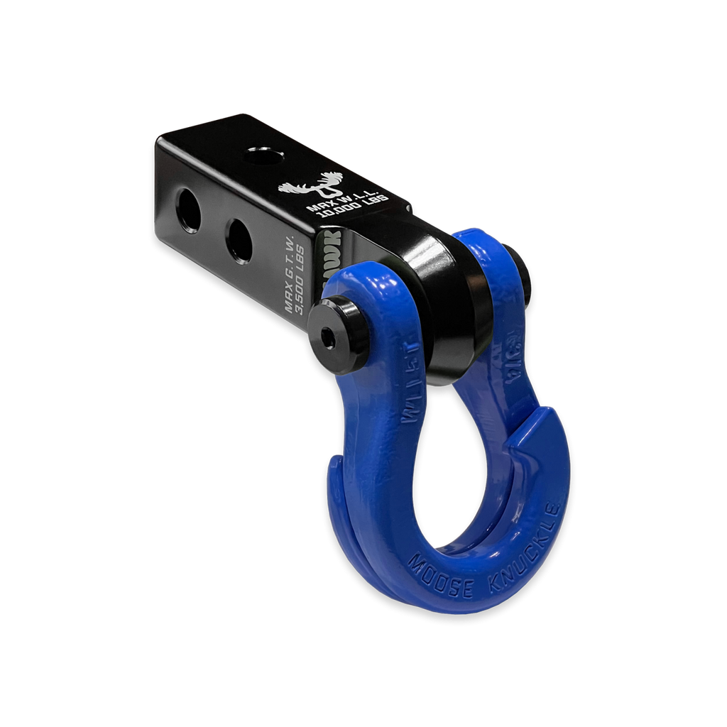 Jowl 3/4 Split Shackle and Mohawk 2.0 Receiver Combo Black Lung / Blue Balls Moose Knuckle Offroad