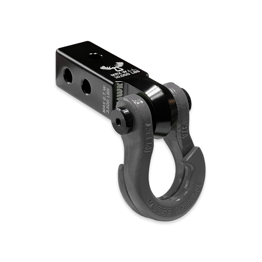 Jowl 3/4 Split Shackle and Mohawk 2.0 Receiver Combo Black Lung / Gun Gray Moose Knuckle Offroad