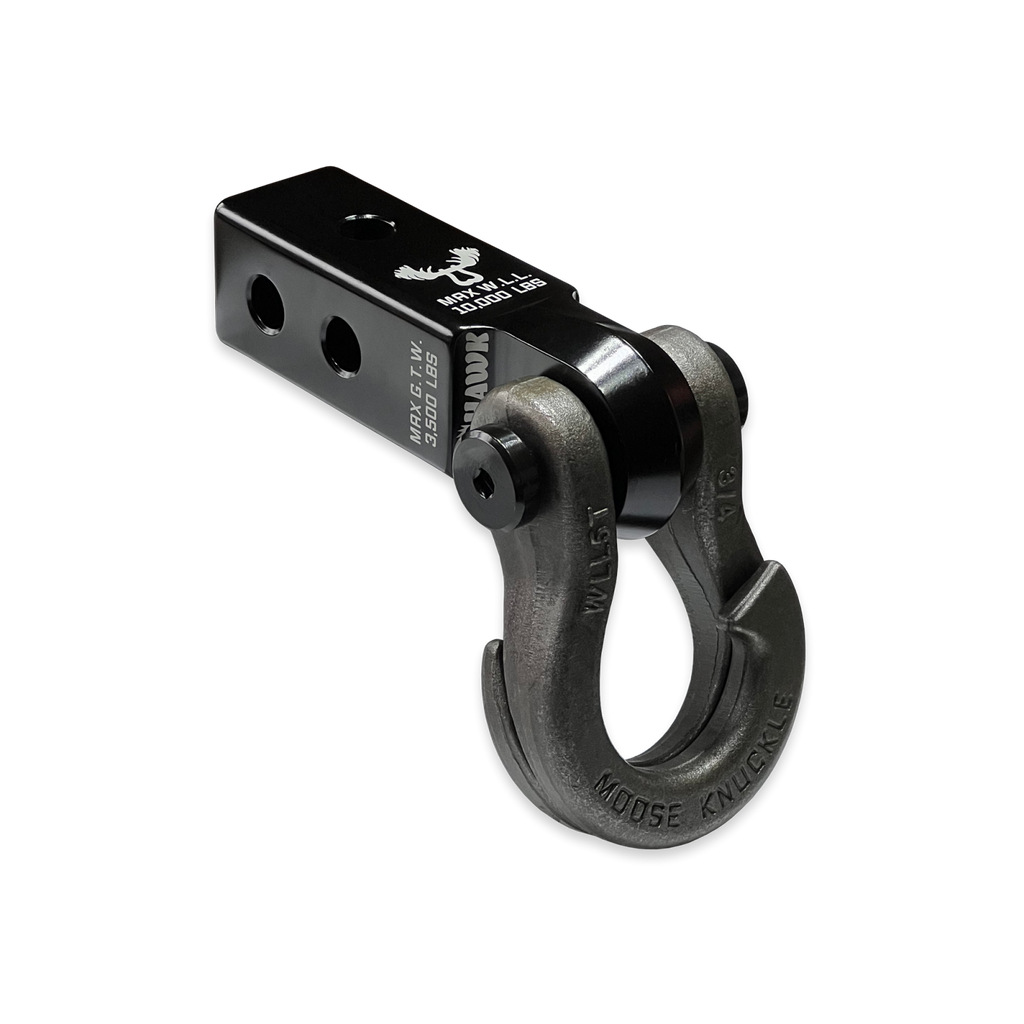 Jowl 3/4 Split Shackle and Mohawk 2.0 Receiver Combo Black Lung / Raw Dog Moose Knuckle Offroad
