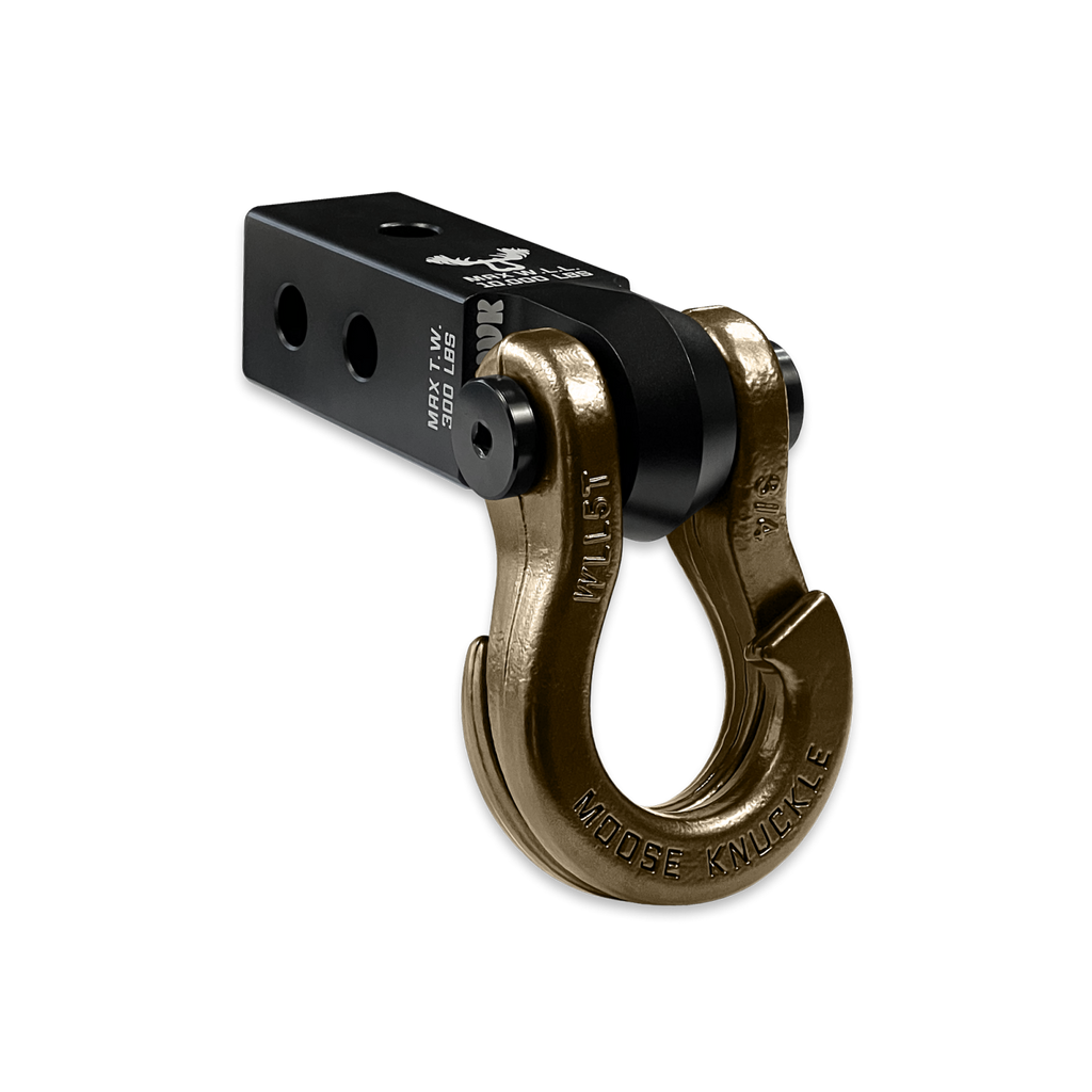 Jowl 3/4 Split Shackle and Mohawk 2.0 Receiver Combo Black Lung / Buff Bronze Moose Knuckle Offroad