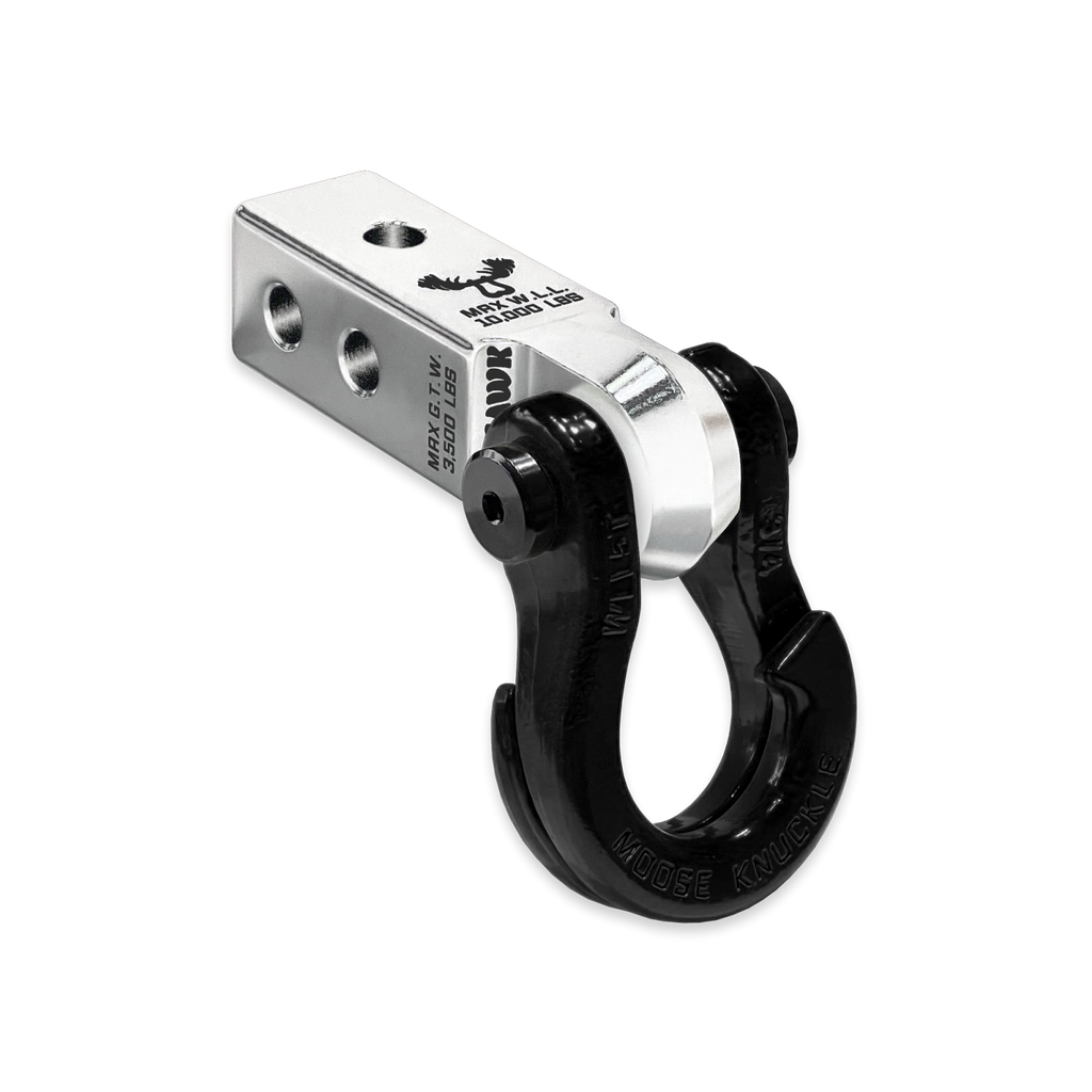 Jowl 3/4 Split Shackle and Mohawk 2.0 Receiver Combo Atomic Silver / Black Hole Moose Knuckle Offroad