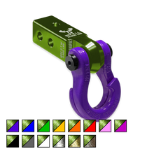 Load image into Gallery viewer, Jowl 3/4 Split Shackle and Mohawk 2.0 Receiver Combo Bean Green / Grape Escape Moose Knuckle Offroad