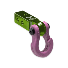 Load image into Gallery viewer, Jowl 3/4 Split Shackle and Mohawk 2.0 Receiver Combo Bean Green / Pretty Pink Moose Knuckle Offroad