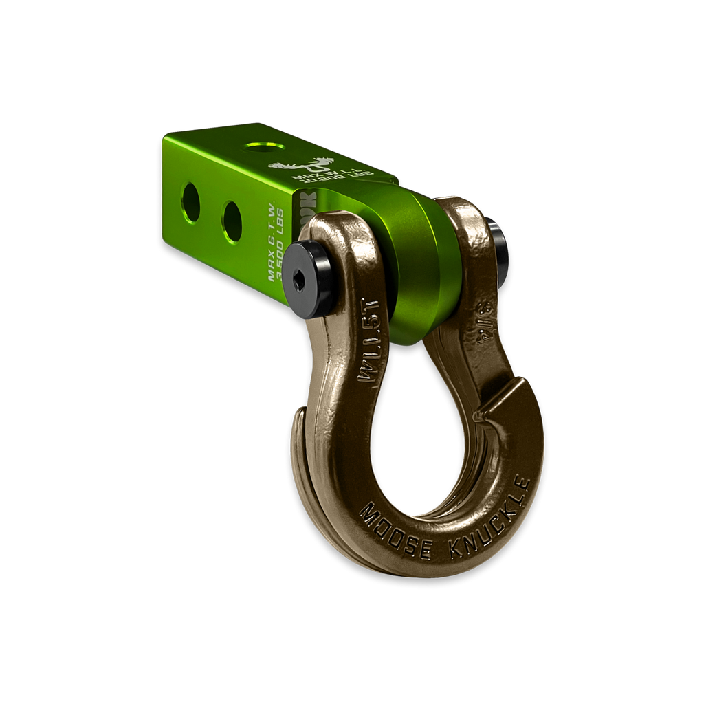 Jowl 3/4 Split Shackle and Mohawk 2.0 Receiver Combo Bean Green / Buff Bronze Moose Knuckle Offroad