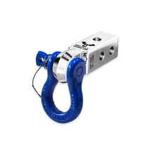 Load image into Gallery viewer, B'oh 3/4 Spin Pin Shackle and Mohawk 2.0 Receiver Combo Atomic Silver / Blue Balls Moose Knuckle Offroad