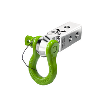 Load image into Gallery viewer, B'oh 3/4 Spin Pin Shackle and Mohawk 2.0 Receiver Combo Atomic Silver / Sublime Green Moose Knuckle Offroad
