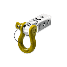 Load image into Gallery viewer, B'oh 3/4 Spin Pin Shackle and Mohawk 2.0 Receiver Combo Atomic Silver / Detonator Yellow Moose Knuckle Offroad