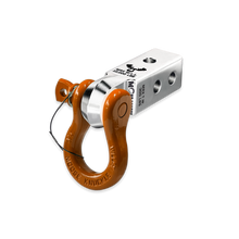 Load image into Gallery viewer, B'oh 3/4 Spin Pin Shackle and Mohawk 2.0 Receiver Combo Atomic Silver / Obscene Orange Moose Knuckle Offroad