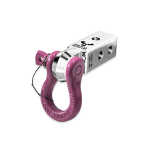Load image into Gallery viewer, B'oh 3/4 Spin Pin Shackle and Mohawk 2.0 Receiver Combo Atomic Silver / Pretty Pink Moose Knuckle Offroad