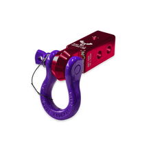Load image into Gallery viewer, B'oh 3/4 Spin Pin Shackle and Mohawk 2.0 Receiver Combo Red Rum / Grape Escape Moose Knuckle Offroad