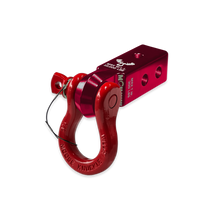 Load image into Gallery viewer, B'oh 3/4 Spin Pin Shackle and Mohawk 2.0 Receiver Combo Red Rum / Flame Red Moose Knuckle Offroad