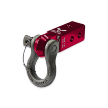 Load image into Gallery viewer, B'oh 3/4 Spin Pin Shackle and Mohawk 2.0 Receiver Combo Red Rum / Raw Dog Moose Knuckle Offroad