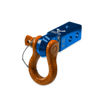 Load image into Gallery viewer, B'oh 3/4 Spin Pin Shackle and Mohawk 2.0 Receiver Combo Blue Pill / Obscene Orange Moose Knuckle Offroad