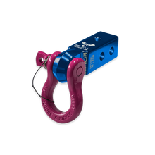 Load image into Gallery viewer, B'oh 3/4 Spin Pin Shackle and Mohawk 2.0 Receiver Combo Blue Pill / Pogo Pink Moose Knuckle Offroad