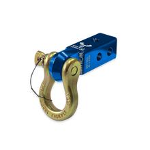 Load image into Gallery viewer, B'oh 3/4 Spin Pin Shackle and Mohawk 2.0 Receiver Combo Blue Pill / Brass Knuckle Moose Knuckle Offroad