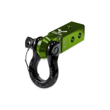 Load image into Gallery viewer, B'oh 3/4 Spin Pin Shackle and Mohawk 2.0 Receiver Combo Bean Green / Black Hole Moose Knuckle Offroad