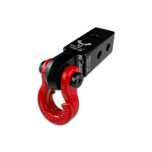Load image into Gallery viewer, Jowl 5/8 Split Shackle and Mohawk 2.0 x 5/8 Receiver Combo Black Lung / Flame Red Moose Knuckle Offroad