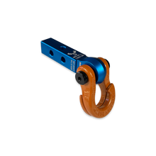 Load image into Gallery viewer, Jowl 5/8 Split Shackle and Mohawk 1.25 Receiver Combo Blue Pill / Obscene Orange Moose Knuckle Offroad