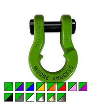 Load image into Gallery viewer, Jowl Recovery Split Shackle 7/8 Sublime Green Moose Knuckle Offroad