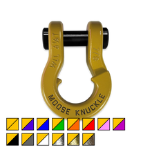 Load image into Gallery viewer, Jowl Recovery Split Shackle 7/8 Detonator Yellow Moose Knuckle Offroad