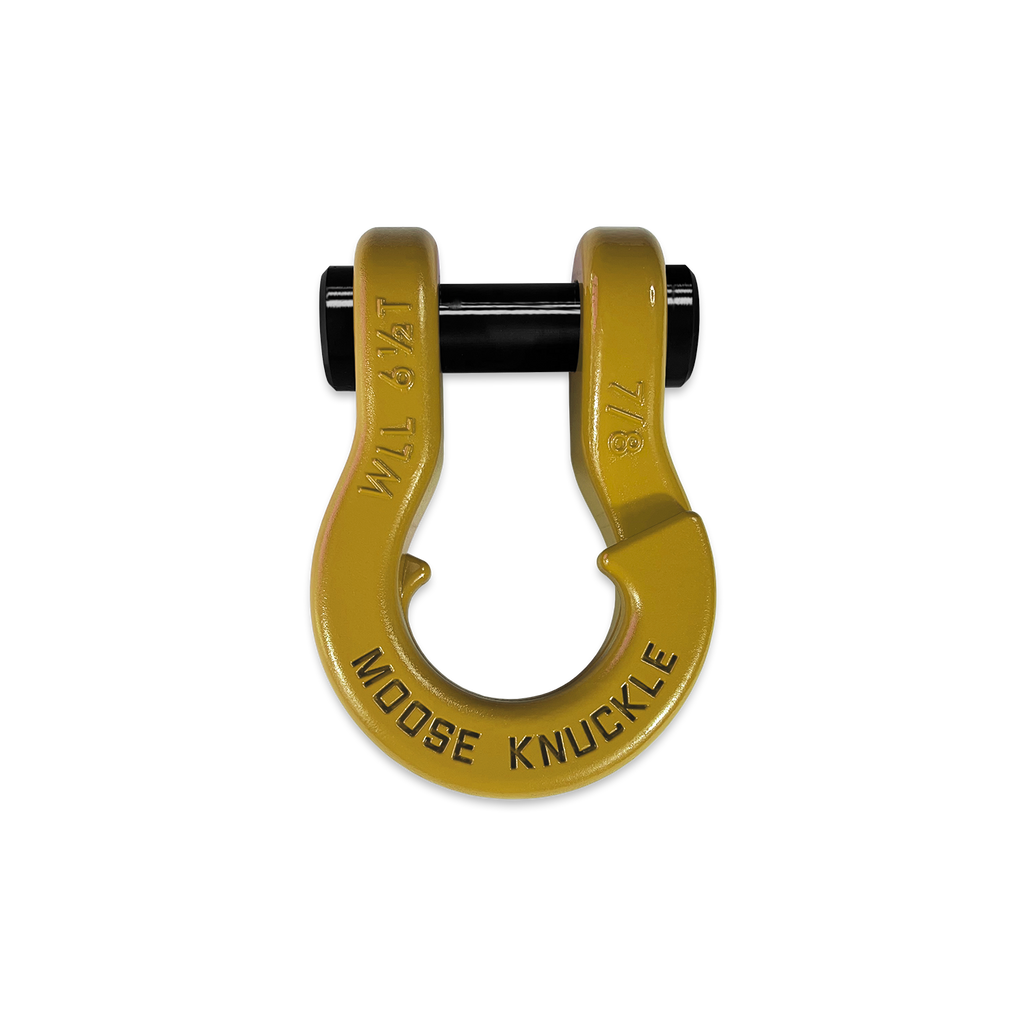Jowl Recovery Split Shackle 7/8 Detonator Yellow Moose Knuckle Offroad