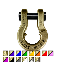 Load image into Gallery viewer, Jowl Recovery Split Shackle 7/8 Brass Knuckle Moose Knuckle Offroad