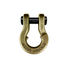 Load image into Gallery viewer, Jowl Recovery Split Shackle 7/8 Brass Knuckle Moose Knuckle Offroad