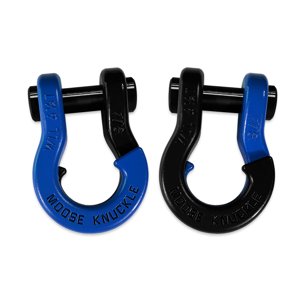 Jowl Recovery Split Shackle 7/8 Blue Balls and Black Hole Combo Moose Knuckle Offroad
