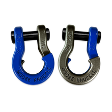 Load image into Gallery viewer, Jowl Recovery Split Shackle 7/8 Blue Balls and Raw Dog Combo Moose Knuckle Offroad