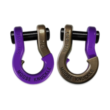 Load image into Gallery viewer, Jowl Recovery Split Shackle 7/8 Grape Escape and Buff Bronze Combo Moose Knuckle Offroad