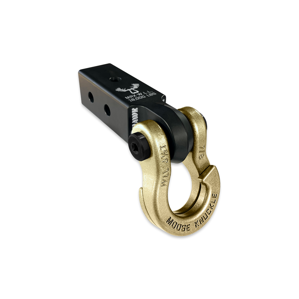 Jowl 7/8 Split Shackle and Mohawk 2.5 Receiver Combo Black Lung / Brass Knuckle Moose Knuckle Offroad