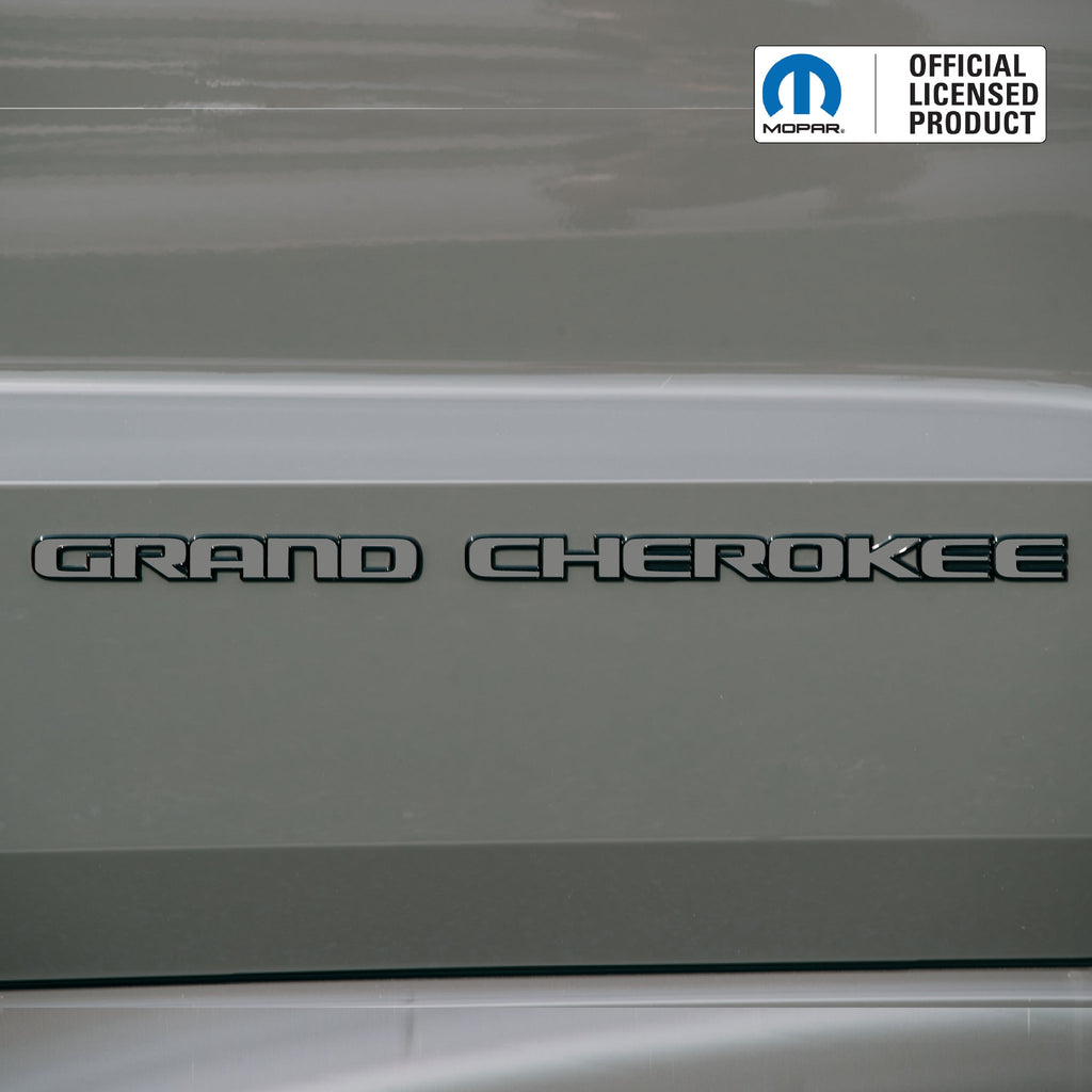 GRAND CHEROKEE Door Emblem Overlay Decal Set | Fits 2017–2022 WK2