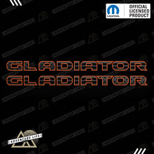 Load image into Gallery viewer, GLADIATOR Hood Lettering | Set of 2