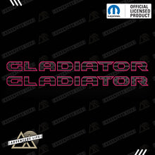Load image into Gallery viewer, GLADIATOR Hood Lettering | Set of 2