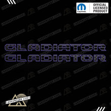 Load image into Gallery viewer, GLADIATOR Hood Lettering | Set of 2