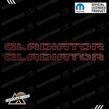 Load image into Gallery viewer, GLADIATOR Hood Lettering | Set of 2