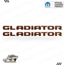 Load image into Gallery viewer, GLADIATOR Hood Lettering | Set of 2