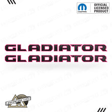 Load image into Gallery viewer, GLADIATOR Hood Lettering | Set of 2