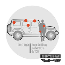 Load image into Gallery viewer, GP-Grip PRO Foldable Color Handles — Jeep Wrangler (2007–2023)