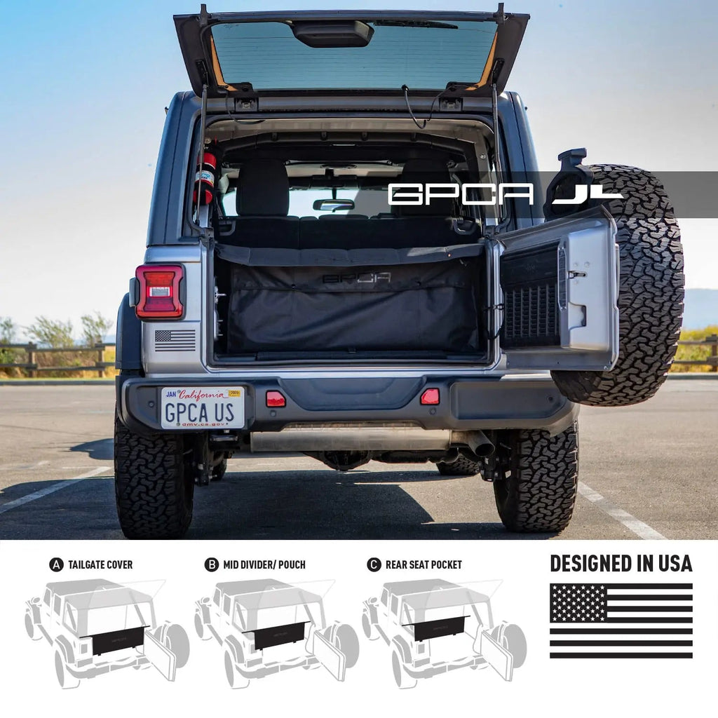 Jeep Wrangler JL 4DR Cargo Cover PRO (2018+)