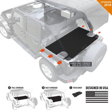 Load image into Gallery viewer, Jeep Wrangler JK 4DR Cargo Cover LITE (2007–2018)