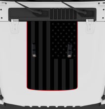 Load image into Gallery viewer, Black Flag Hood Graphic | fits Wrangler JL and Gladiator JT