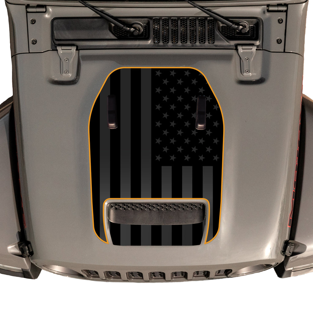 Hood Graphic for Gladiator MOJAVE | Black Flag