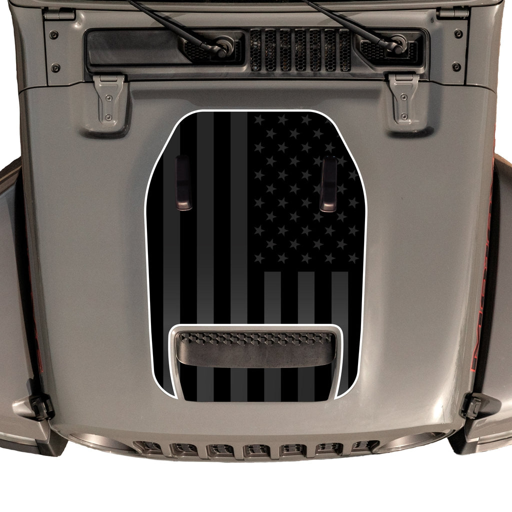 Hood Graphic for Wrangler 392 | Black Flag