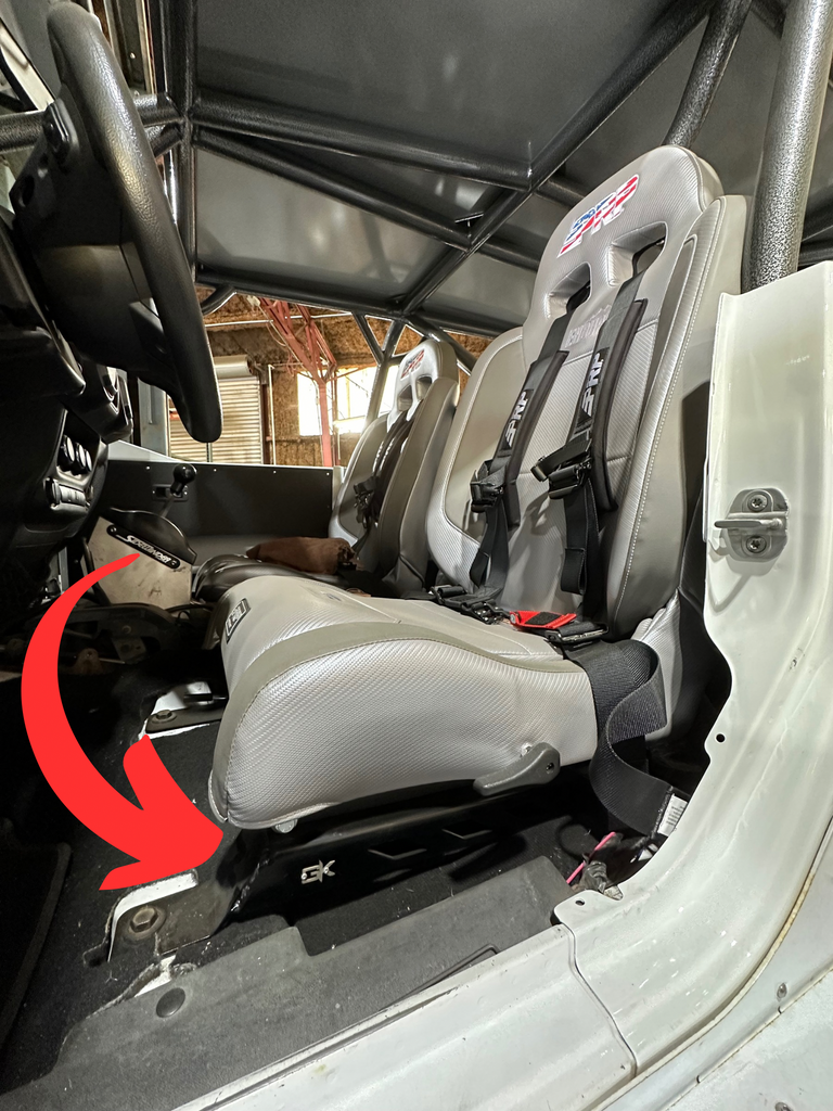 "Big and Tall" PRP Seat Lowering Brackets for Jeep JKU Wrangler