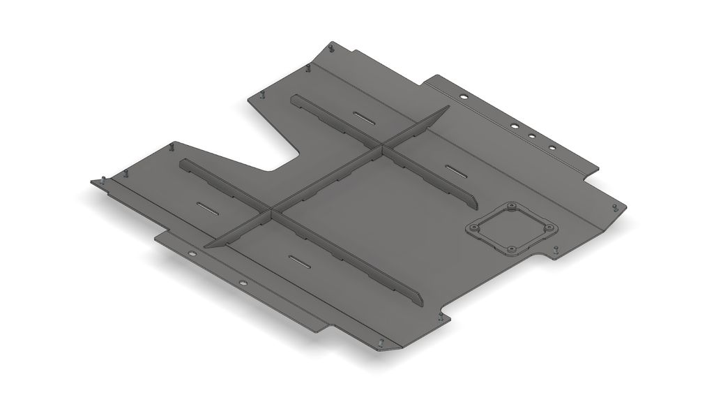 Center Belly Skid Plate for Jeep JT Gladiator