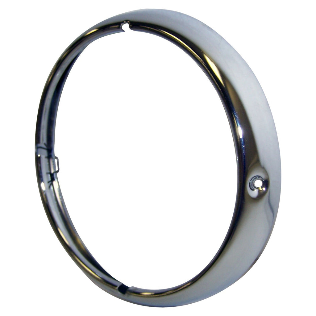 Chrome Left or Right Headlight Bezel for 1946-71 Jeep & Willys Vehicles Crown Automotive