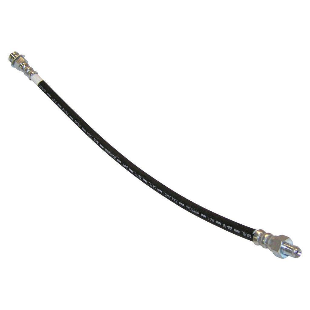 Front Brake Hose for 1963-73 Jeep SJ w/ 4WD, w/ Dual Reservoir Master Cylinder Crown Automotive