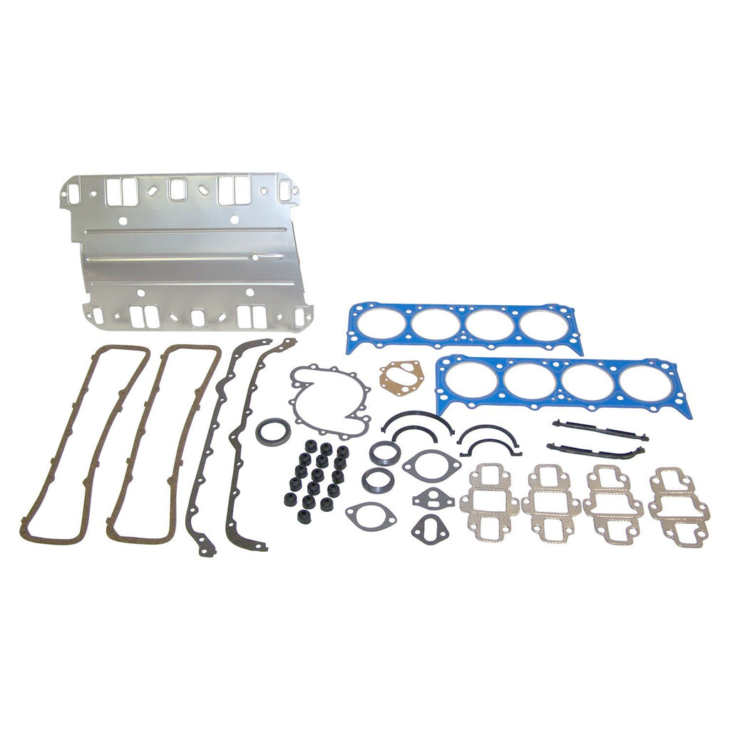 Complete Engine Gasket Set for 1973-1991 Jeep SJ, J-Series w/ 5.9L, 6.6L Engines Crown Automotive